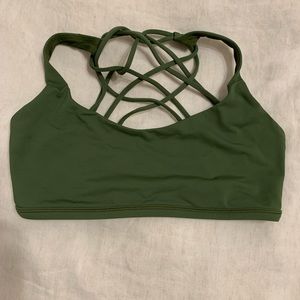 Lululemon Green Sports Bra